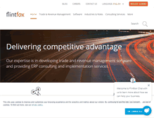 Tablet Screenshot of flintfox.com